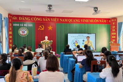 🌐💻 Trường Mầm non Mộ Đức tổ chức tập huấn chuyên môn Chuyên đề: Nâng cao năng lực xây dựng học liệu số và quản lý dạy học an toàn trong môi trường số