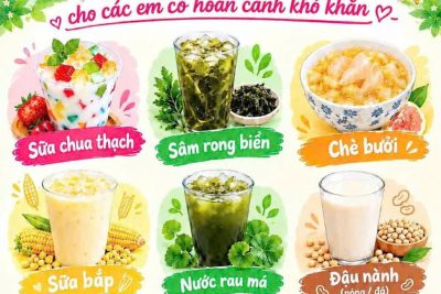 Đoàn thanh niên Trường Mầm non Mộ Đức tổ chức hoạt động “Bán các loại nước” gây quỹ để hỗ trợ học sinh có hoàn cảnh khó khăn trong dịp tết trung thu năm 2026
