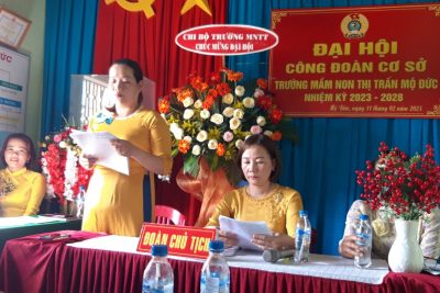 Đại hội Công đoàn nhiệm kỳ 2023-2028