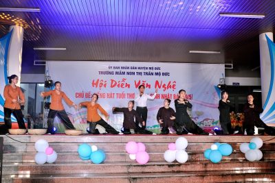 Hội diễn văn nghệ của trường Mầm non thị trấn Mộ Đức