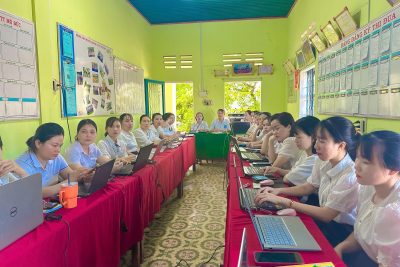 Tập huấn Chuyên môn tại trường Mầm non thị trấn Mộ Đức