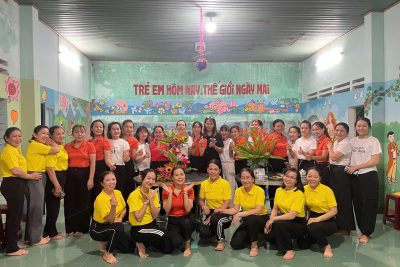 Trường Mầm non Mộ Đức hưởng ứng ngày thành lập hội Liên hiệp phụ nữ Việt Nam 20/10
